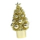 thumbnail image 1 of Estatua de árbol de Navidad, Obra de arte, Coleccionable, Detalle para fiestas, Regalo, Escultura, Mesa Oro, 1 of 9