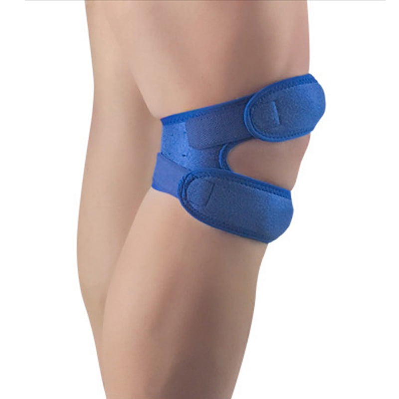 Dual Stabilizers Bi-Directional Straps with 4 Sizes CAMBIVO Knee Brace Support Adjustable Knee Brace for Women and Men Meniscus Tear Tendonitis Open Knee Patella Tendon Support for Arthritis Pain 