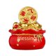thumbnail image 2 of Adornos para decorar tartas, cornucopia, bolsa de dinero de la buena suerte, artesanías de resina, bonitos adornos, decoraciones de mascota de Año Nuevo, 2 of 5