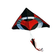 Giant delta Ring iKite Delta Shape Premium Large Kite (Red) 6FT Wide Good for big Kids and Adults
