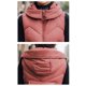 thumbnail image 4 of Gibobby Chaleco de invierno, Chalecos casuales para mujer, chaleco largo y suave de longitud media, chaquetas de algodón de invierno, ligeras(Naranja,G), 4 of 5