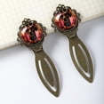 thumbnail image 3 of Dog Elegant Vintage Copper-Colored Stainless Steel Lace Bookmarks - Set of 2, Gift for Readers, 3 of 5