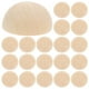 thumbnail image 4 of EeaseMX 20 mini esferas de madera semiesféricas sin terminar, ideales para proyectos de bricolaje, manualidades infantiles (amarillo claro, 40 mm), 4 of 7