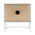 thumbnail image 2 of Butler Specialty Company Joanie 2- Door Wine Cabinet - Tan/Beige, 2 of 8