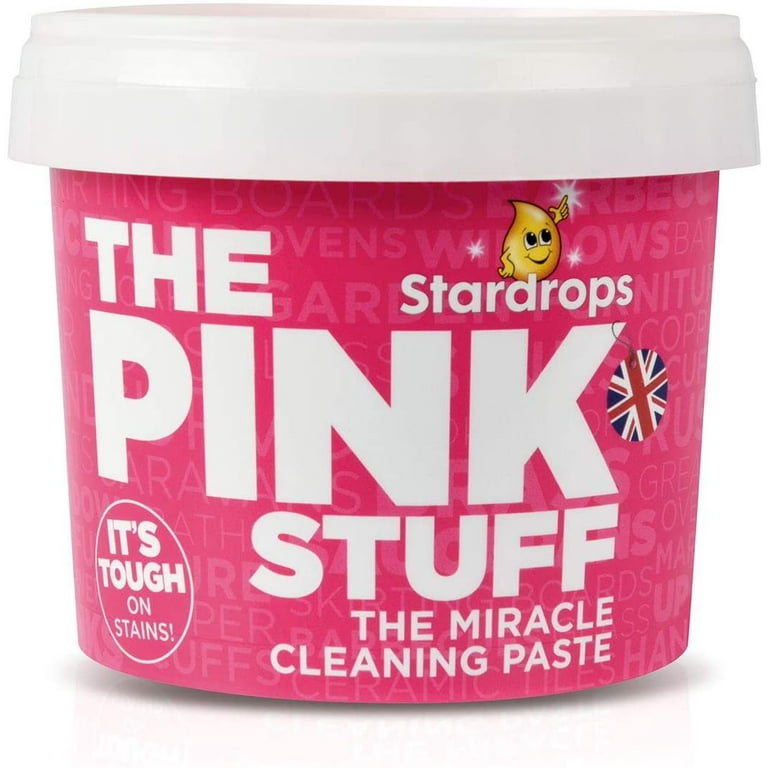  Stardrops - The Pink Stuff - The Miracle Scrubber Kit - 2 Tubs of  The Miracle Cleaning Paste With Electric Scrubber Tool and 4 Cleaning Brush  Heads : Health & Household
