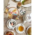 thumbnail image 4 of Easter Chicken Kitchen Dish Towels for Drying Dishes Set of 2, Colorful Eggs Spring Daisy Wildflowers Basket Waffle Weave Microfiber Hand Tea Bathroom Towels Quick Dry & Absorbent Towel 15.7x23.6, 4 of 7