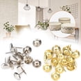 thumbnail image 4 of Nails, 0.4 X 0.6in Gold And Silver Long Service Life Practical StudPushpin  For Sofa Decor   Fixed Round Nails For DIY Production, 4 of 8
