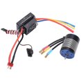 thumbnail image 1 of Moteur sans is sans capteur 4 pôles RC 3650 3500 kV avec contrôleur ESC 60 A étanche pour voiture RC 1/10, 1 of 4
