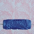 thumbnail image 2 of Embossed Pattern 5inch Soft Rubber DIY Decorative Painting Rollers, Wall Stencils Brush Painting Tools for Wall Ceiling - Inch, 2 of 6