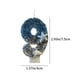 thumbnail image 3 of Xihbxyly Vela Digital Brillante, Decoración para Tarta con Lentejuelas Azules, Temática Inolvidable de Hielo y Nieve, Suministros para Fiestas de Cumpleaños, Elegantes Adornos para Tartas, 7 X 4 Cm,, 3 of 6