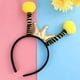 thumbnail image 4 of Party Bopper Antena Diadema Insecto Dirección del Cabello Abeja Hormiga Mariquita Banda para el Cabello Niños Adultos Accesorios de Disfraces Favores de Fiesta de Cumpleaños (Negro) JM, 4 of 5