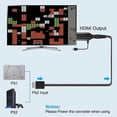 thumbnail image 4 of HDMI Cable for PS1/PS2 to HDMI Adapter with True RGB Signal Output, 4 of 5