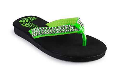 diamond studded flip flops
