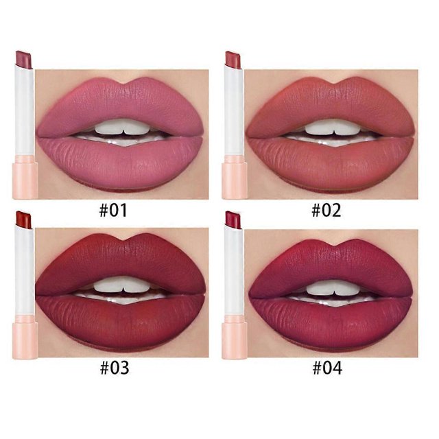 Cigarette Lipstick Matte Cigarette Lipstick Set 4 Colors Matte Long Lasting Waterproof Makeup Lipstick