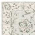 thumbnail image 5 of SAFAVIEH Glamour Pierce Floral Bordered Wool Area Rug, Light Blue/Ivory, 4' x 6', 5 of 6