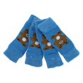 thumbnail image 7 of Unique Bargains Pack of 4 Dog Leg Soft Knitted Dog Socks Joint Protection Blue Bear L, 7 of 7