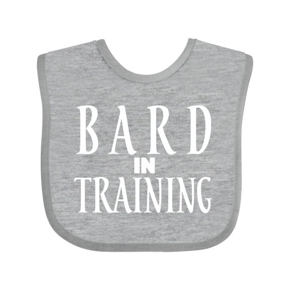 Inktastic Bard in Training Boys or Girls Baby Bib