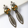 thumbnail image 3 of Oranges Vintage Copper Crown-Shaped Bookmarks: Stainless Steel Reading Accessories, Gifts for Book Lovers - Set of 2 Bookmarks, 3 of 5