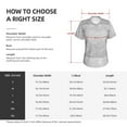 thumbnail image 4 of Yiaed Silver Glitter Print Women's T Shirt V-Neck Short Sleeve Shirt Casual Breathable Tee Summer Tops-Large, 4 of 5