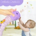 thumbnail image 3 of TYMZDYN Baby Musical Stuffed Toys 0-6 Months,Plush Caterpillar Toys with Built-in Music,BB Squeaks,Crinkle and Rattle,Baby Toys 6-12 Month,Baby Soft Tummy Time Toys for Girls(Purple), 3 of 6
