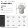 thumbnail image 5 of Fuzoiu Butterflies Print Men's Casual Short,Men's Short Sleeve Shirt,Mens Casual Button Down Shirts,Cuban Collar Summer Shirt for Beach, Vacation, and Outdoor Activities-4X-Large, 5 of 5