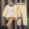 thumbnail image 2 of UAYOTSE Toddler Baby Girl Clothes 6 12 18 Months 2T 3T 4T Long Sleeve Pullover Sweatshirt Pants Spring Outfit Loungewear,Sizes 6-12 Months, 2 of 4
