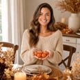 thumbnail image 7 of BUTASY Fall Pumpkin Decorations for Home-5Pcs Realistic Plastic Pumpkins for Indoor Outdoor Thanksgiving Centerpieces Party Decor, 7 of 7