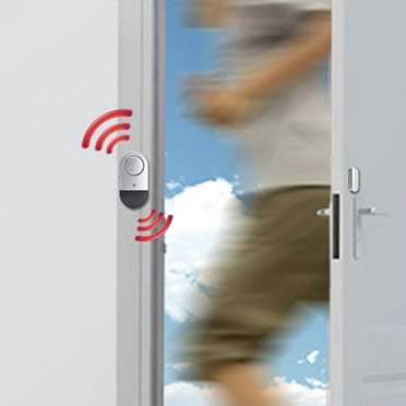 Clearance Door Alarm for Home: Wireless Door Alarms for Kids Safety,125dB Window Door Open Alarm Sensor,Perfect for Childproofing Home Security Security Sale Home Essentials(Silver)
