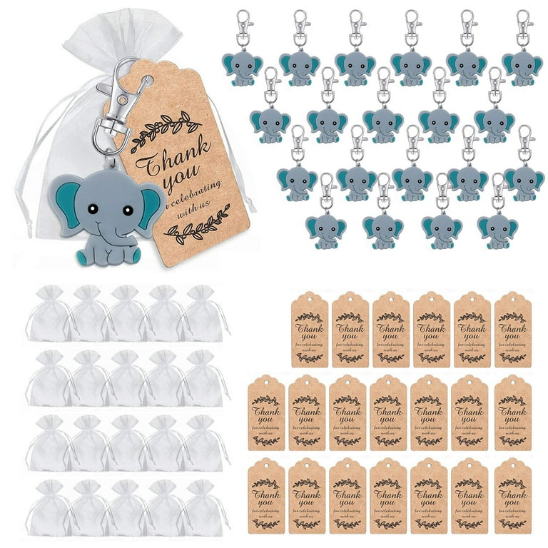 Elephant keychain sales baby shower favor