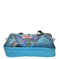 thumbnail image 5 of ANNA by Anuschka Women's Genuine Leather Hand-Painted Satchel Handbag, Multi-Color, 5 of 7