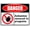 Warning Sign 2, variant on Danger Welding Area Risk of Eye Injury Sign, 8"x12" Caution Tin Sign, Welding Safety Notice Signage
