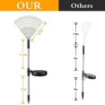 thumbnail image 4 of 4-Pack Solar Outdoor Lights for Garden Decorations, 360 LED Solar Firework Lights with 2 Lighting Modes, Solar Powered Lights Waterproof for Outside P_Gift Of G, 4 of 5
