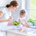 thumbnail image 5 of 13x6 Inch Kitchen Countertop Organizer with Soap Dispenser and Sponge Holder Dishwasher Brush Tray Storage Box, White, 5 of 6