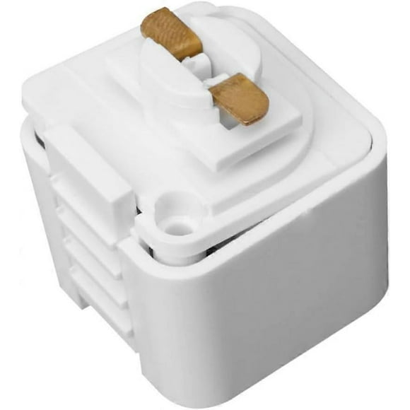 2 LED Track Rail Connector Track Connector,Track Lighting Accessories,for Strip Lights Track Lighting System White Adapter