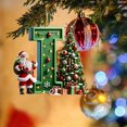thumbnail image 3 of Christmas Tree Letter Decoration Pendant with Santa and Xmas Tree, Personalized Alphabet Christmas Ornaments for Xmas Tree Hanging Decor, 3 of 4