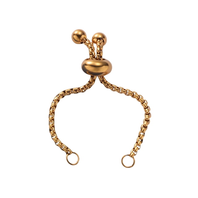 Qarigey Anillo de acero inoxidable Decoración Anillos ajustables Joyería Vestir portátil Decorativo Boda Compromiso Festival Fiesta Ropa, zapatos y accesorios Miscelánea Oro 5cm Qarigey AP016087-04
