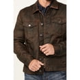 thumbnail image 3 of Moonshine Spirit Men's Coated Denim Jacket Brown Medium, 3 of 4