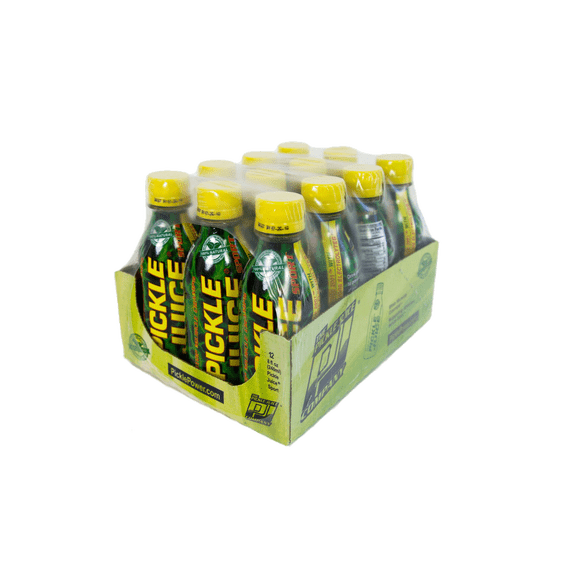Pickle Juice Muscle Cramp Relief Drink, Clinically Proven, Original Strength, 12 Pack 8 oz Bottles