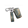 thumbnail image 1 of Kenally Funda de TPU para llave de coche con llavero, funda portátil para llaves de vehículo, llavero, Protector de carcasa, reemplazo de automóvil Automoción decorativa y accesorios Gris Kenally VI017067-03B, 1 of 6