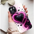 thumbnail image 5 of Heart Design Romantic iPhone Case for Couples Valentine's Day Compatible with iPhone 11/12/13/14/15/16 (Pro Max/Plus), 5 of 9