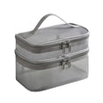 thumbnail image 1 of Injueey Bolsa de malla transparente duradera y duradera de nailon, bolsa organizadora impermeable de viaje para mujer, compacta Almacenamiento y organización del hogar Gris, 1 of 6