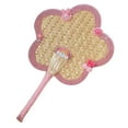 thumbnail image 1 of Straw Fan Hand Woven Hand Fan Natural Raffia Fans Handmade Wheat Straw Fans Summer Fan Handheld Fan House Fan, 1 of 5