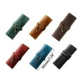 thumbnail image 2 of XISAOK Vintage Pen Holder Case Handmade Pencil Roll Bag Pencil Roll Case Pencil Holder Organizer Gift for Friend Artists Writer, 2 of 21