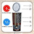thumbnail image 3 of American flag Patriotic Eagle We The People of the United States 20oz Tumbler, Insulated Stainless Steel Water Bottle Portable Travel Coffee Tea Mug Cup, 3 of 6
