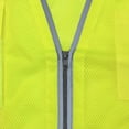 thumbnail image 2 of Radians Sv6H Type R Class 2 Heavy Duty Two Tone Mesh Surveyor Vest With Solid Pockets, Green, X-Large, 2 of 7