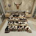 thumbnail image 1 of SUTENGDA Farmhouse 3-Piece Animal Floral Comforter Set  Full, 1 of 7