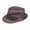 Coffee, variant on QURATI Mens Hats Mesh Short Brim Fedora Hats Summer Beach Hats for Men Beige