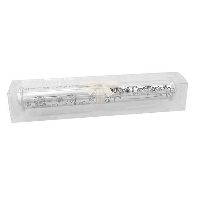 Birth Certificate Holder, Silver