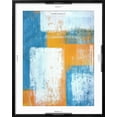 thumbnail image 5 of Art.com Teal And Orange Abstract Art Painting Art Print by T30Gallery, Black Frame Wall Art, 23" x 29", 5 of 5