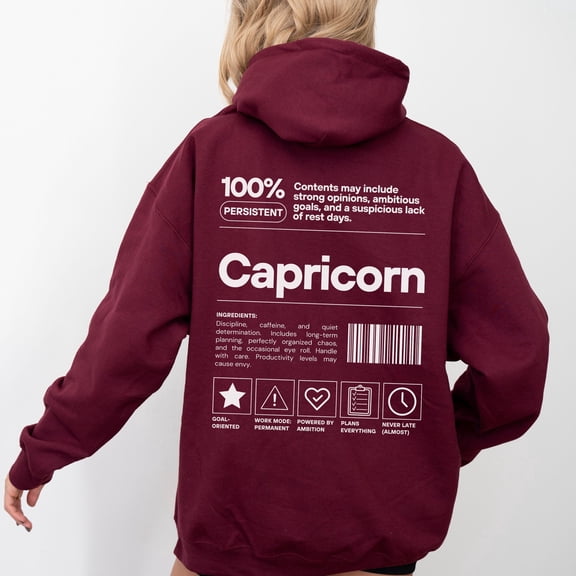 Funny Capricorn Hoodie Sweatshirt & Shirt, Capricorns Season Sweater, Capricorn Pride Apparel, Horoscope Zodiac Sign Tee, Birthday Gift